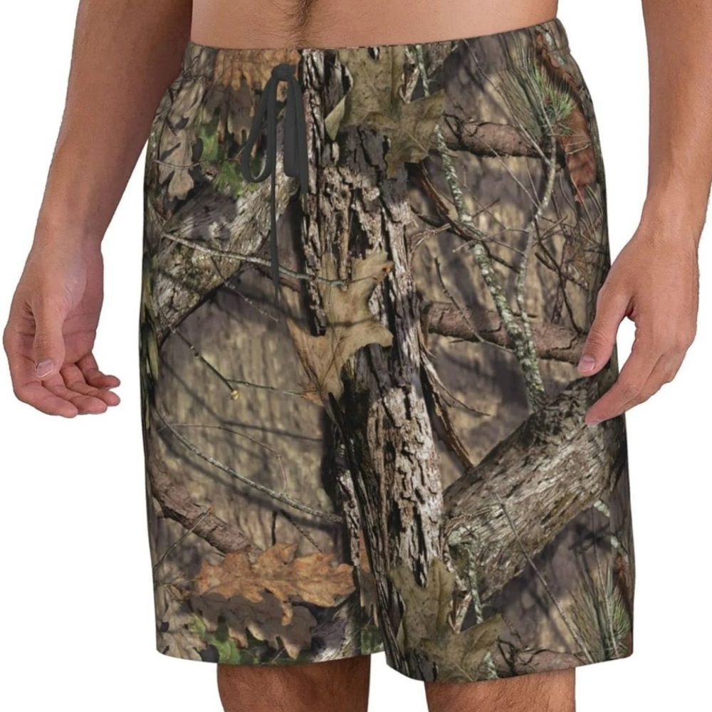 RealTree Camo Board Shorts Men’s Medium Swim Quick Dry Boating Outdoors - Picture 2 of 11